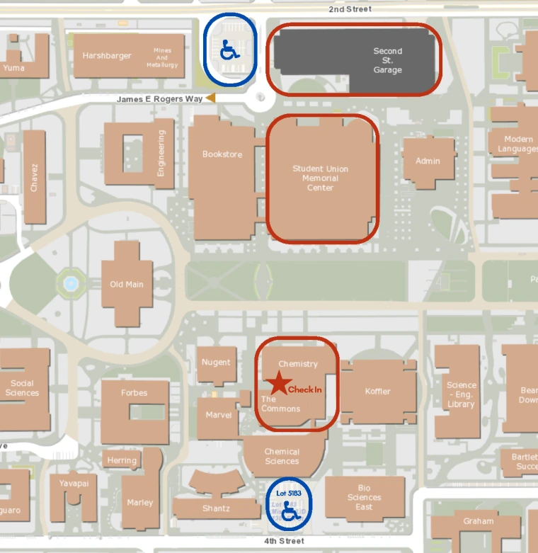 AP Day 2025 Location and Parking Map